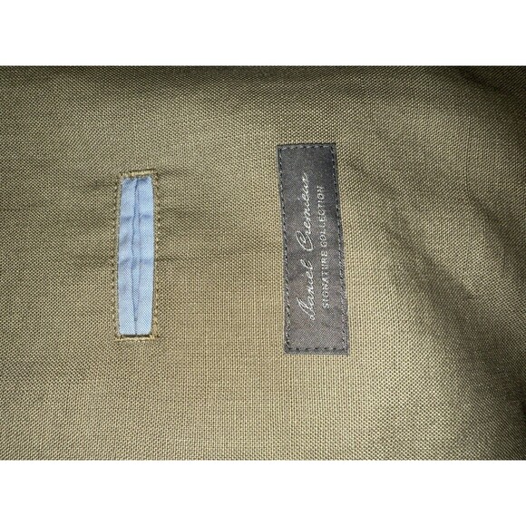 Daniel Cremieux Linen Blazer L Tan Signature Collection Unlined Casual Jacket - Picture 9 of 13